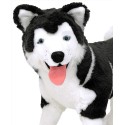 Lifelike Plush Giant Siberian Husky Dog