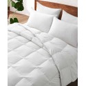 Medium Weight Extra Soft Goose Feather Fiber Comforter Twin