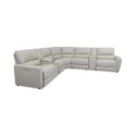  Danvors 7-Pc. Leather Sectional Sofa with 4 Power ReclinersPower Headrestsand 2 Consoles