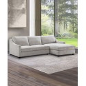 Garcelle 2 Piece Stain-Resistant Fabric Sectional