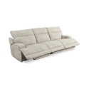 Sebaston 3-Pc. Fabric Sofa with 3 Power Motion Recliners