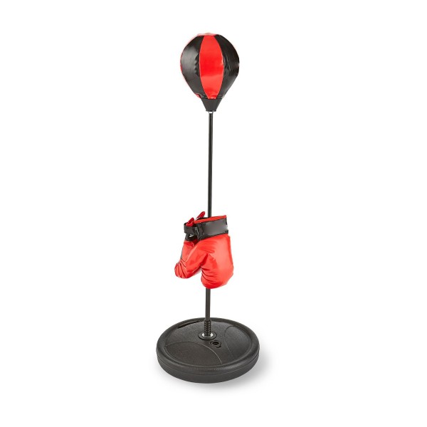 Adjustable Punching Bag with Gloves Set