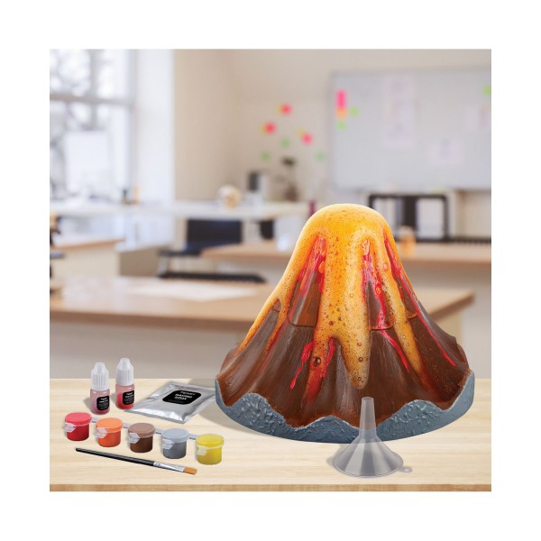 Do-It-Yourself Volcano Science 12 Piece Paint and Play Eruption