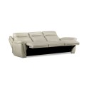 Lenardo 3-Pc. Leather Sofa with 3 Power Motion Recliners