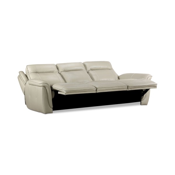 Lenardo 3-Pc. Leather Sofa with 3 Power Motion Recliners