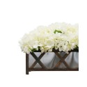 Artificial Hydrangea Ledge in Tin 11.5