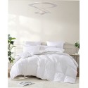 All Season Warmth White Goose Feather and Down Fiber Comforter Twin