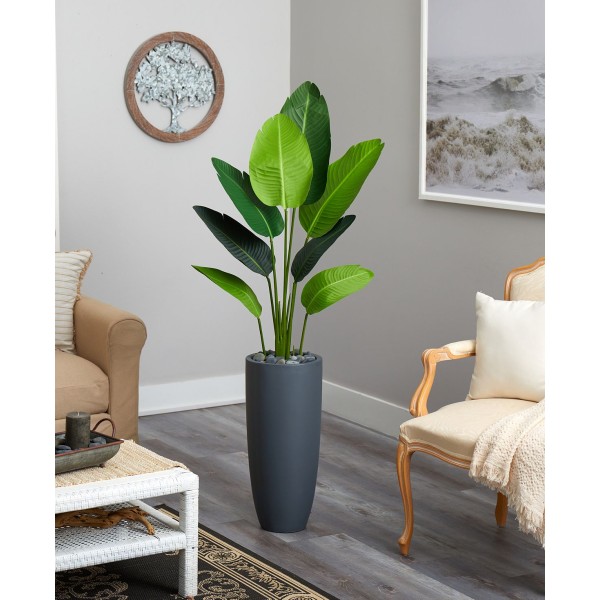 5.5' Traveler's Palm Artificial Tree in Planter