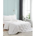 Lightweight 360 Thread Count Extra Soft Goose Down and Feather Fiber Comforter Twin