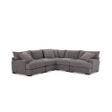 Rhyder 5-Pc. Fabric Sectional Sofa with Armless Chair