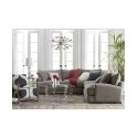 Rhyder 5-Pc. Fabric Sectional Sofa with Armless Chair