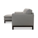 Virton 2-Pc. Leather Chaise Sectional Sofa