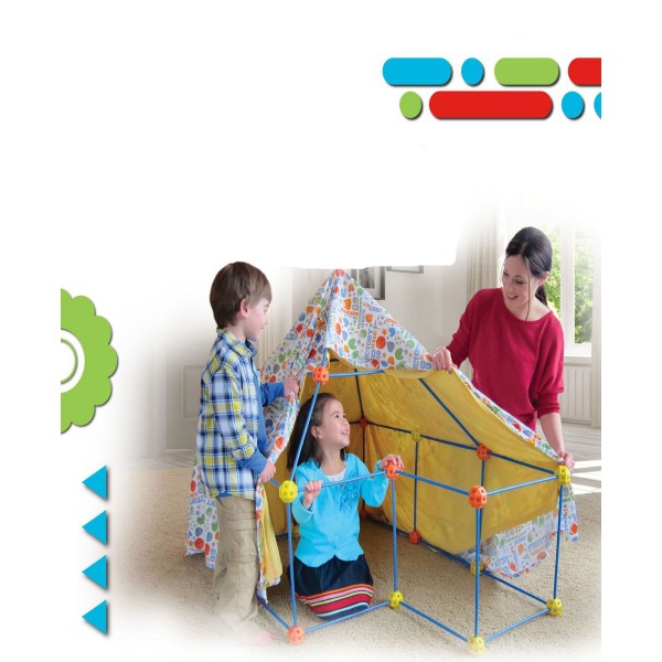 Flexible Construction Fort Set of 69