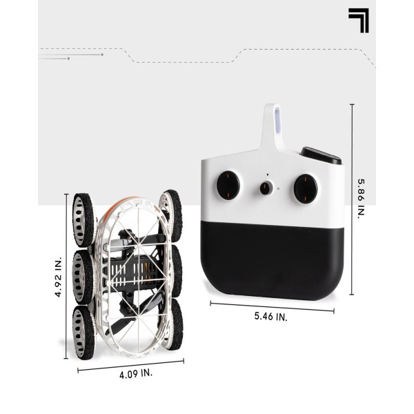 Remote Control Gravity Rover Wall-Ceiling Crawler