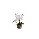 Desktop Artificial Orchid in Decorative Ceramic Vase 16