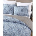 Cotton Reversible 2 Piece Comforter Set Twin