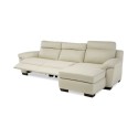 II 3-Pc. Leather Chaise Sectional Sofa With 2 Power ReclinersPower Headrests And USB Power Outlet