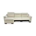 II 3-Pc. Leather Chaise Sectional Sofa With 2 Power ReclinersPower Headrests And USB Power Outlet