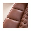 Alexandon Leather Chesterfield Tufted Sofa with Arm