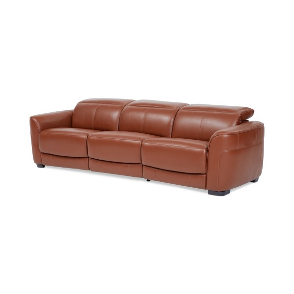 Lexanna 3-Pc. Leather Sofa with 3 Power Motion Recliners