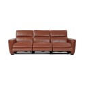 Lexanna 3-Pc. Leather Sofa with 3 Power Motion Recliners