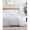 Modern Waffle 3 Piece Comforter Set