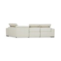 Jenneth 3-Pc. Leather Sofa with 2 Power Motion Recliners and Cuddler