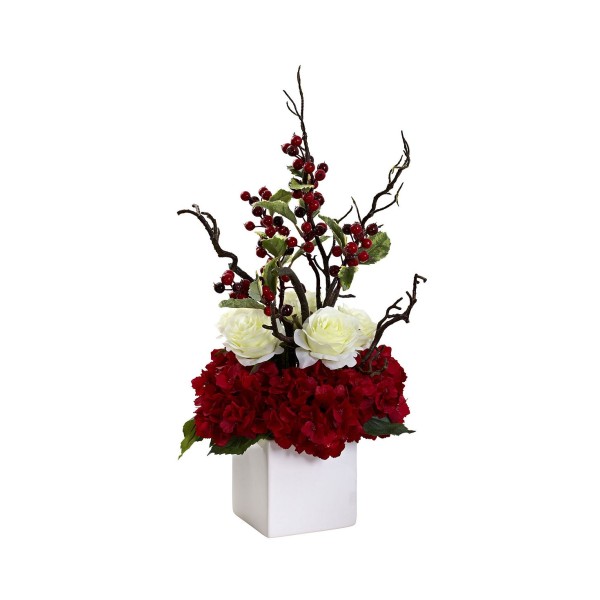 Holiday Cheers Arrangement with Vase