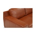 Darrium 5-Pc. Leather Chaise Sectional with Corner Table & Console