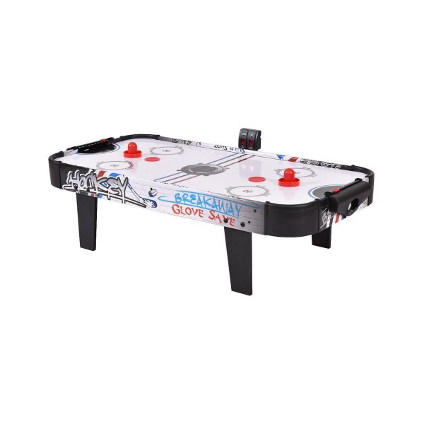 42'' Air Powered Hockey Table Game Room Indoor Sport Electronic Scoring 2 Pushers