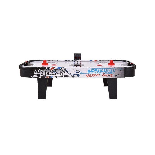 42'' Air Powered Hockey Table Game Room Indoor Sport Electronic Scoring 2 Pushers