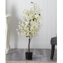 4' Bougainvillea Artificial Tree