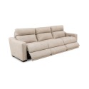 Gabrine 3-Pc. Leather Sofa with 3 Power Recliners