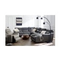 Gabrine 3-Pc. Leather Sofa with 3 Power Recliners