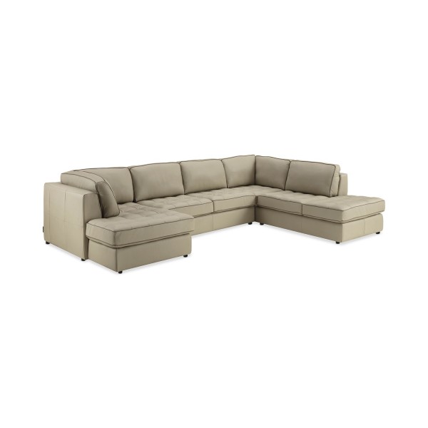  Nicholden 3-Pc. Leather Sectional